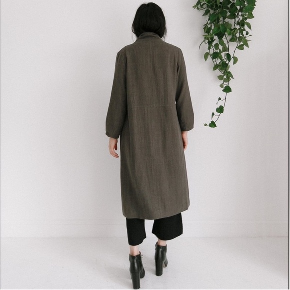 7115 by Szeki Signature Open Fall Coat in Laurel- Excellent Condition EUC- NWOT - Picture 3 of 8